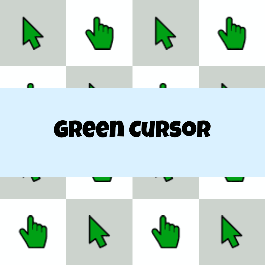 Preview Green Cursor custom cursor pack